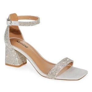 NEVER WORN - Abound open-toed diamond heels, women’s size 9.5